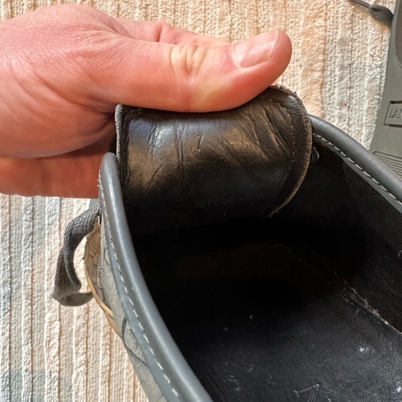 Lanvin leather sneaker grey - Picture 5 of 5